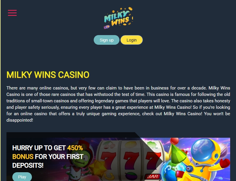 Experience Thrills and Wins at Online Casino Milky Wins Experience Thrills and Wins at Online Casino Milky Wins